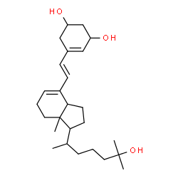 ChemSpider 2D Image | (6E)-17-(6-Hydroxy-6-methyl-2-heptanyl)-9,10-secoestra-4,6,8-triene-1,3-diol | C26H42O3