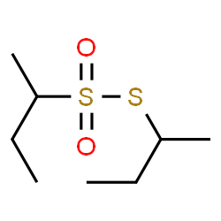 ChemSpider 2D Image | S-sec-Butyl 2-butanesulfonothioate | C8H18O2S2