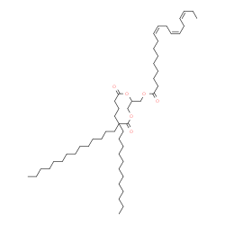 ChemSpider 2D Image | 2,3-Bis(palmitoyloxy)propyl (9Z,12Z,15Z)-9,12,15-octadecatrienoate | C53H96O6