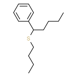 ChemSpider 2D Image | [1-(Butylsulfanyl)pentyl]benzene | C15H24S