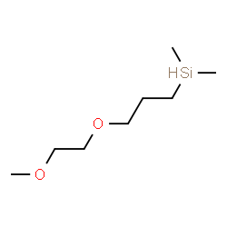 ChemSpider 2D Image | [3-(2-Methoxyethoxy)propyl](dimethyl)silane | C8H20O2Si