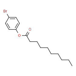 ChemSpider 2D Image | 4-Bromophenyl decanoate | C16H23BrO2