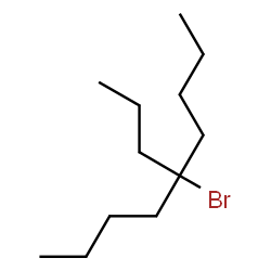 ChemSpider 2D Image | 5-Bromo-5-propylnonane | C12H25Br