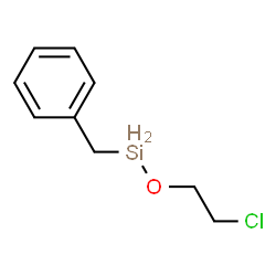 ChemSpider 2D Image | Benzyl(2-chloroethoxy)silane | C9H13ClOSi