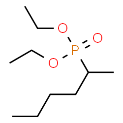 ChemSpider 2D Image | Diethyl 2-hexanylphosphonate | C10H23O3P