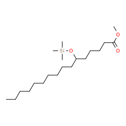 ChemSpider 2D Image | Methyl 6-[(trimethylsilyl)oxy]hexadecanoate | C20H42O3Si