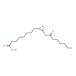 ChemSpider 2D Image | Methyl 8-[3-(2-oxooctyl)-2-oxiranyl]octanoate | C19H34O4