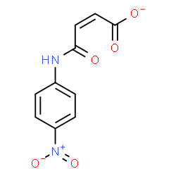 ChemSpider 2D Image | (2Z)-4-[(4-Nitrophenyl)amino]-4-oxo-2-butenoate | C10H7N2O5