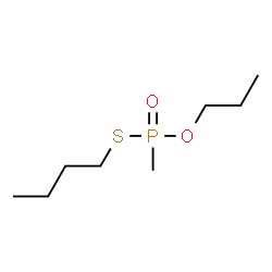ChemSpider 2D Image | S-Butyl O-propyl methylphosphonothioate | C8H19O2PS