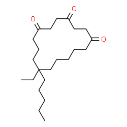 ChemSpider 2D Image | 9,12,15-Tricosanetrione | C23H42O3