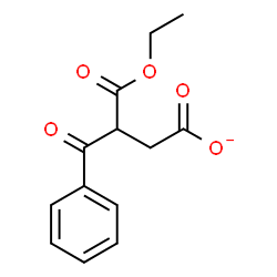 ChemSpider 2D Image | 3-Benzoyl-4-ethoxy-4-oxobutanoate | C13H13O5