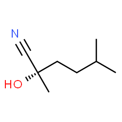 ChemSpider 2D Image | (2S)-2-Hydroxy-2,5-dimethylhexanenitrile | C8H15NO