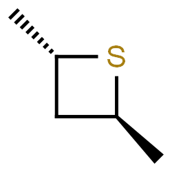 ChemSpider 2D Image | (2S,4S)-2,4-Dimethylthietane | C5H10S
