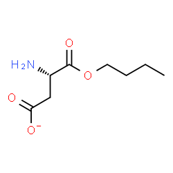 ChemSpider 2D Image | (3S)-3-Amino-4-butoxy-4-oxobutanoate | C8H14NO4