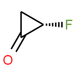 ChemSpider 2D Image | (2S)-2-Fluorocyclopropanone | C3H3FO