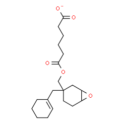 ChemSpider 2D Image | 6-{[3-(1-Cyclohexen-1-ylmethyl)-7-oxabicyclo[4.1.0]hept-3-yl]methoxy}-6-oxohexanoate | C20H29O5