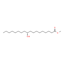 ChemSpider 2D Image | Methyl (10R)-10-hydroxyoctadecanoate | C19H38O3