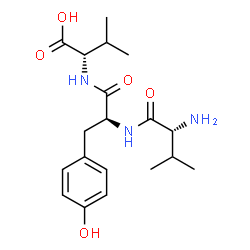 ChemSpider 2D Image | D-Valyl-L-tyrosyl-L-valine | C19H29N3O5
