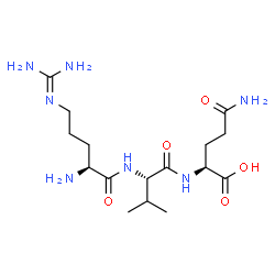 ChemSpider 2D Image | N~5~-(Diaminomethylene)-L-ornithyl-L-valyl-L-glutamine | C16H31N7O5