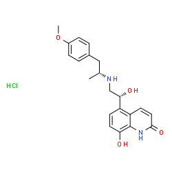 ChemSpider 2D Image | Carmoterol hydrochloride | C21H25ClN2O4