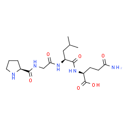 ChemSpider 2D Image | L-Prolylglycyl-L-leucyl-L-glutamine | C18H31N5O6