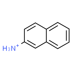 ChemSpider 2D Image | 2-Naphthalenaminium | C10H10N