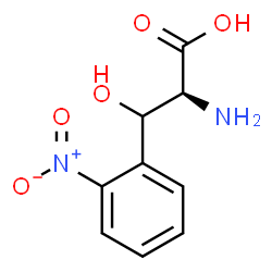 ChemSpider 2D Image | beta-Hydroxy-2-nitro-L-phenylalanine | C9H10N2O5
