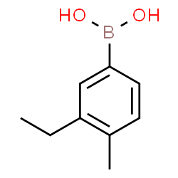 ChemSpider 2D Image | (3-Ethyl-4-methylphenyl)boronic acid | C9H13BO2