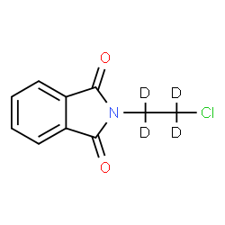 ChemSpider 2D Image | 2-[2-Chloro(~2~H_4_)ethyl]-1H-isoindole-1,3(2H)-dione | C10H4D4ClNO2
