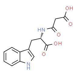 ChemSpider 2D Image | Malonyltryptophan | C14H14N2O5