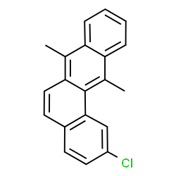 ChemSpider 2D Image | 2-Chloro-7,12-dimethyltetraphene | C20H15Cl