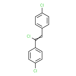 ChemSpider 2D Image | 1,1'-(1-Chloro-1,2-ethenediyl)bis(4-chlorobenzene) | C14H9Cl3
