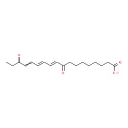 ChemSpider 2D Image | (10E,12E)-9,16-Dioxo-10,12,14-octadecatrienoic acid | C18H26O4