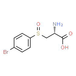 ChemSpider 2D Image | 3-[(4-Bromophenyl)sulfinyl]-L-alanine | C9H10BrNO3S