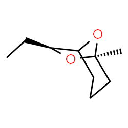 ChemSpider 2D Image | (5S,7S)-7-Ethyl-5-methyl-6,8-dioxabicyclo[3.2.1]octane | C9H16O2