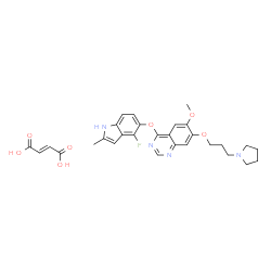 ChemSpider 2D Image | butenedioic acid; cediranib | C29H31FN4O7