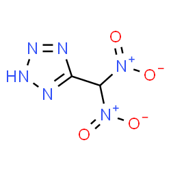 ChemSpider 2D Image | 5-(Dinitromethyl)-2H-tetrazole | C2H2N6O4