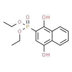 ChemSpider 2D Image | Diethyl (1,4-dihydroxy-2-naphthyl)phosphonate | C14H17O5P