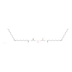 ChemSpider 2D Image | (Hydroxyphosphoryl)bis[oxy(2R)-2-hydroxy-3,1-propanediyl] (9Z,9'Z)bis(-9-octadecenoate) ammoniate (1:1) | C42H82NO10P
