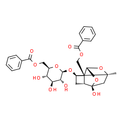 ChemSpider 2D Image | benzoylpaeoniflorin | C30H32O12