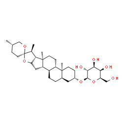ChemSpider 2D Image | (3beta,5beta,25S)-Spirostan-3-yl beta-D-galactopyranoside | C33H54O8