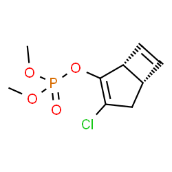 ChemSpider 2D Image | (1R,5S)-3-Chlorobicyclo[3.2.0]hepta-2,6-dien-2-yl dimethyl phosphate | C9H12ClO4P