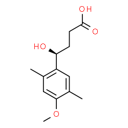 ChemSpider 2D Image | (4S)-4-Hydroxy-4-(4-methoxy-2,5-dimethylphenyl)butanoic acid | C13H18O4
