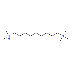 ChemSpider 2D Image | N,N,N,N',N'-Pentamethyl-1,9-nonanediaminium | C14H34N2