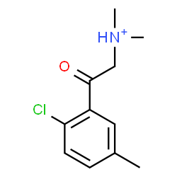 ChemSpider 2D Image | 2-(2-Chloro-5-methylphenyl)-N,N-dimethyl-2-oxoethanaminium | C11H15ClNO