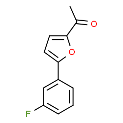 ChemSpider 2D Image | 1-[5-(3-Fluorophenyl)-2-furyl]ethanone | C12H9FO2