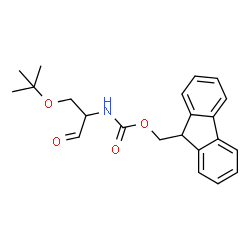 ChemSpider 2D Image | 9H-Fluoren-9-ylmethyl {1-[(2-methyl-2-propanyl)oxy]-3-oxo-2-propanyl}carbamate | C22H25NO4
