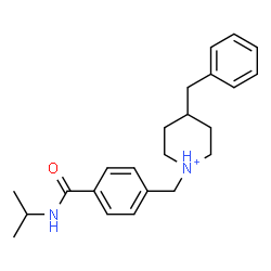 ChemSpider 2D Image | 4-Benzyl-1-[4-(isopropylcarbamoyl)benzyl]piperidinium | C23H31N2O