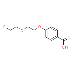 ChemSpider 2D Image | 4-[2-(2-Fluoroethoxy)ethoxy]benzoic acid | C11H13FO4