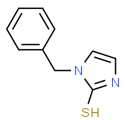 ChemSpider 2D Image | 1-Benzyl-3H-imidazole-2-thione | C10H10N2S